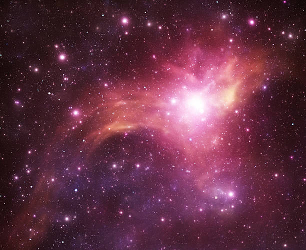 Space nebula stock photo