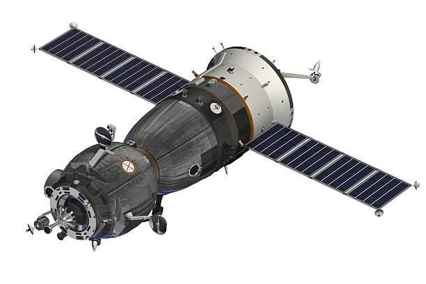 Spacecraft Spacecraft. 3D Model. soyuz space mission stock pictures, royalty-free photos & images