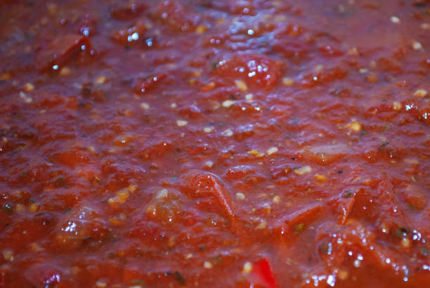 Spaghetti Sauce stock photo