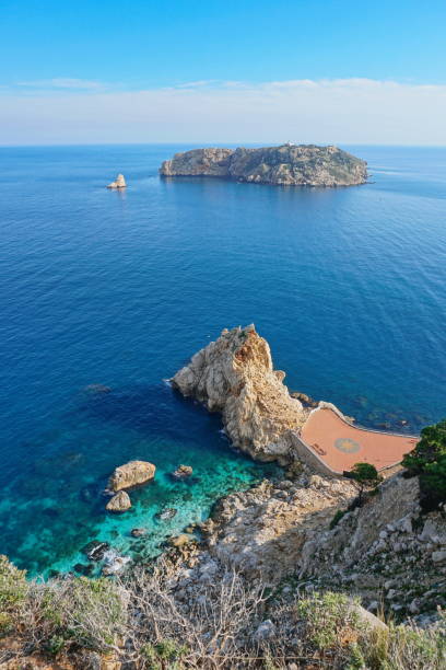 Spain Mediterranean sea Medes islands Costa Brava stock photo