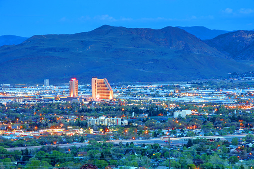 Sparks is a city in Washoe County, Nevada, United States. It was founded in 1904, and is located just east of Reno.