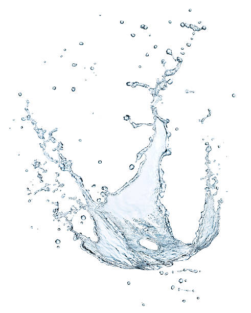 Splash Water Water Splash with Drops isolated on White Background. More like this : splashing stock pictures, royalty-free photos & images
