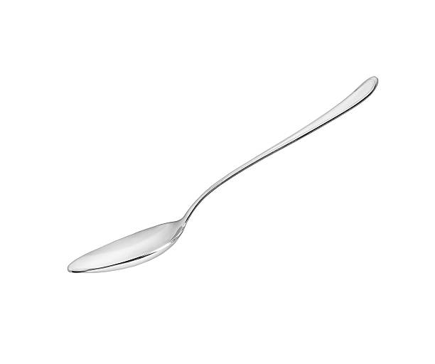 spoon isolated on white background stock photo