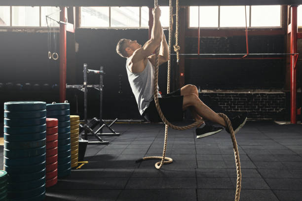 rope climbing for biceps