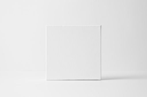 Download Square Art Canvas Mockup Stock Photo - Download Image Now ...