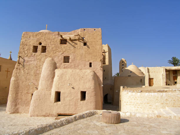 St. Anthony Monastery St. Anthony Monastery, Eastern Desert, Egypt coptic christianity stock pictures, royalty-free photos & images