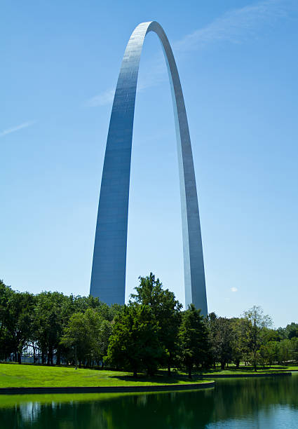 St Louis Gateway Arch stock photo