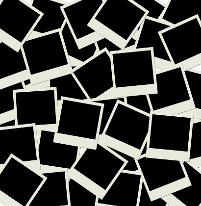stapel pila lege polaroidfoto schoten unbelegte polarod projectiles colpi visitenkarte leeren vides catalogues
