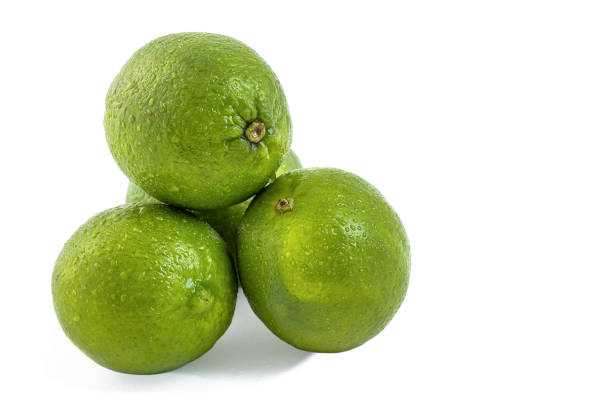 Stack Of Lime Fruits stock photo