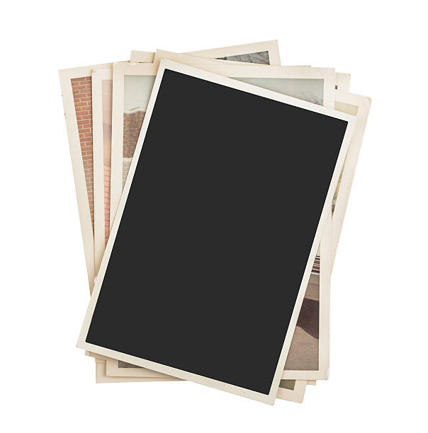 Stack of photos isolated Stack of photos isolated stack photos stock pictures, royalty-free photos & images