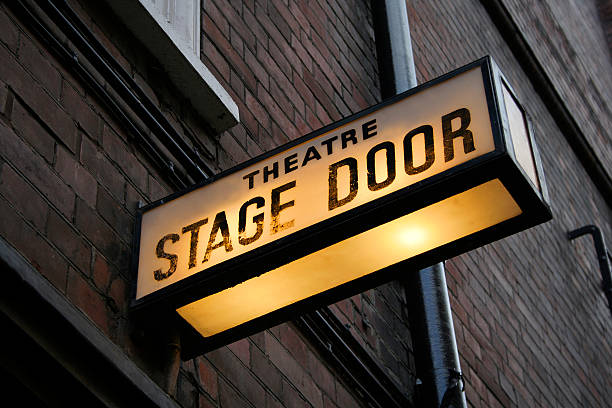 Stage door  theatrical performance stock pictures, royalty-free photos & images