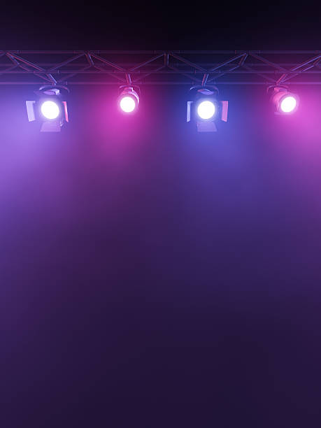 Stage Lights stock photo