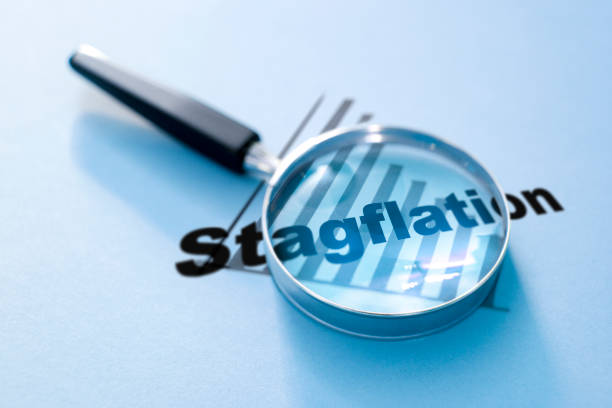 Stagflation stock photo