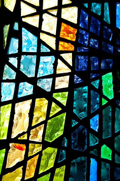 Stained Glass Window stock photo