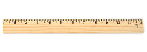 standard wooden ruler An lifetime 12 inch ruler ruler stock pictures, royalty-free photos & images