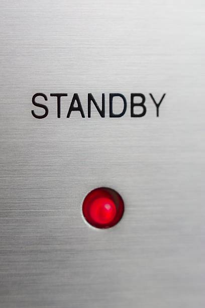 Standby LED stock photo