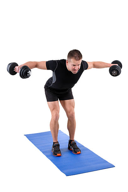 Standing Bent Over Dumbbell Reverse Fly Workout