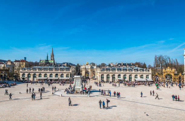 Stanislas square in Nancy stock photo