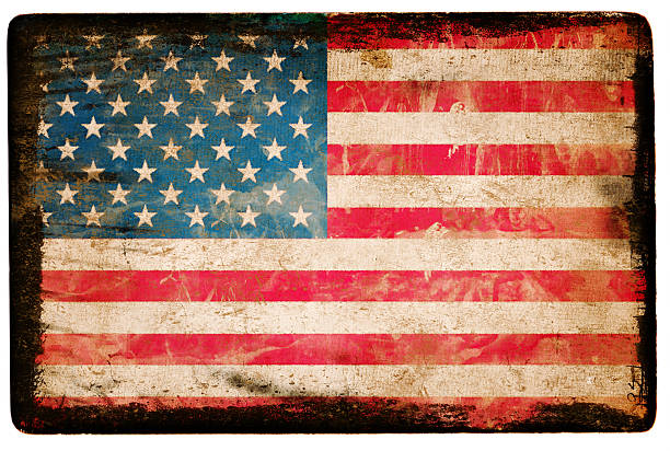 Stars and Stripes XXL Grunge flag of the United States of AmericaThis flag series: distressed american flag stock pictures, royalty-free photos & images
