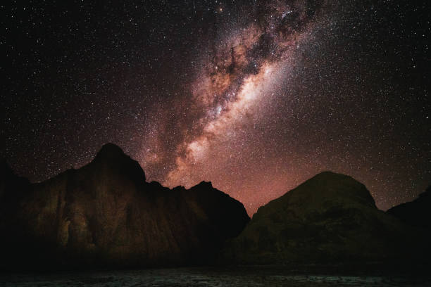 Stars of the Atacama desert stock photo