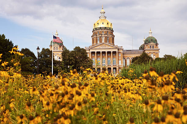 State Capitol Building in Des Moines stock photo