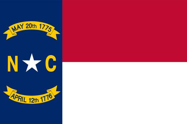 US state flag of North Carolina One of The U.S. s 50 country states north carolina us state photos stock pictures, royalty-free photos & images