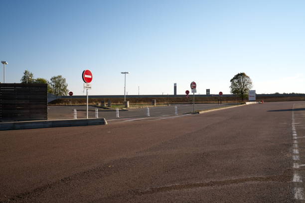 法國 autoroute a6 的 auxerre-venoy 站服務 aire de repos - aj auxerre 個照片及圖片檔