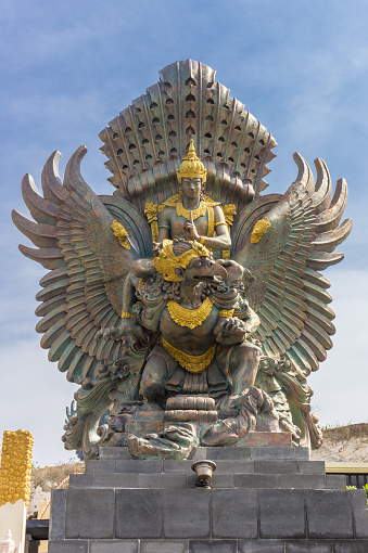  Statue  At The Entrance Of The Garuda  Wisnu  Kencana  