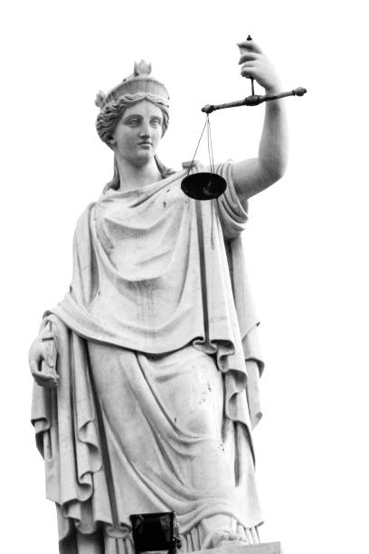Statue of Justice stock photo