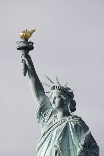 Statue of Liberty auf Liberty Island stock photo