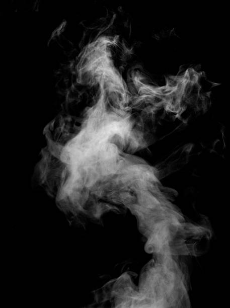 Steam Steam smoke on black stock pictures, royalty-free photos & images