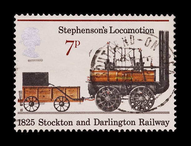 steam train stock photo