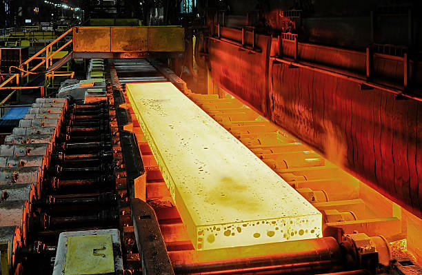 steel industry stock photo