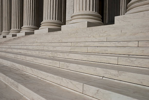 단계를 미국 대법원 - supreme court building 뉴스 사진 이미지