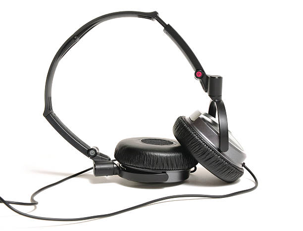 Stereo headphones stock photo