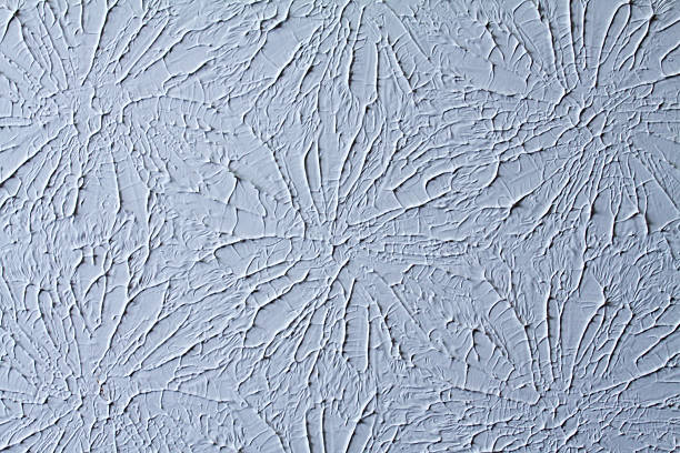 stippled ceiling texture background stock photo