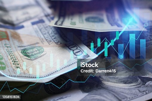 istock Stock Market Capital Gains Increasing From A Bull Market 1358151834