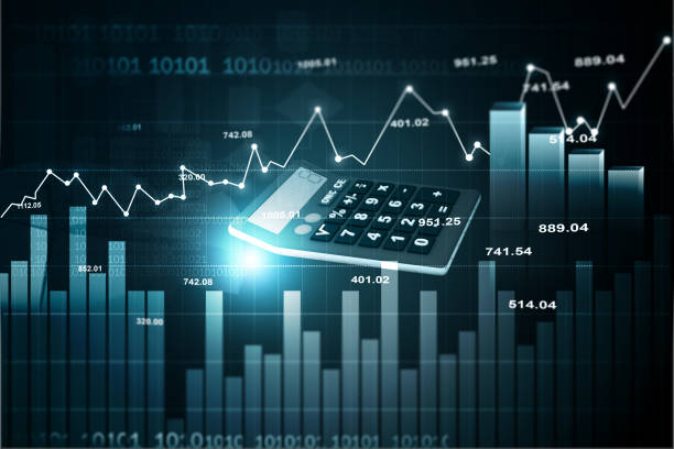 Stock market graph Stock market graph. Abstract finance background. 3d illustration stock market chart 3d stock pictures, royalty-free photos & images