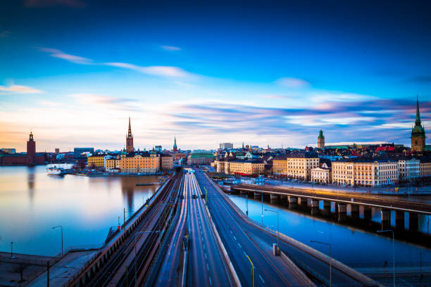 Stockholm Morning view stock photo