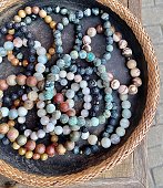 istock Stone and Crystal Beads in Basket 1332122160