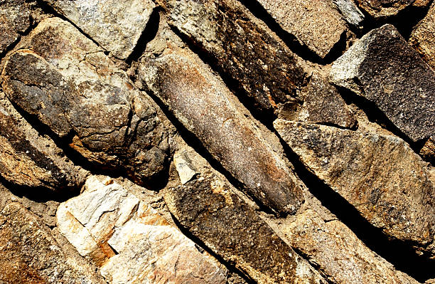 Stone wall stock photo