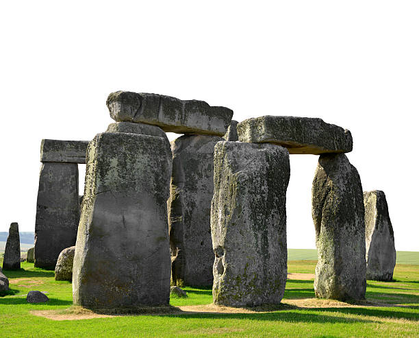 Stonehenge Historical monument Stonehenge isolated megalith stock pictures, royalty-free photos & images