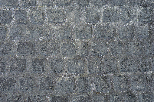 Stonelike Stamped Concrete Floor Texture Stock Photo