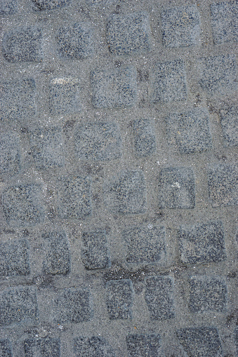 Stonelike Stamped Concrete Floor Texture Stock Photo