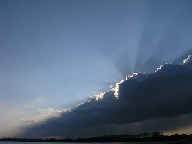 storm cloud stock photo