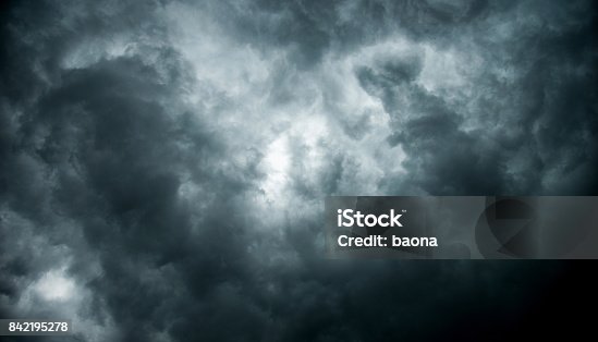 istock Stormy clouds for background 842195278