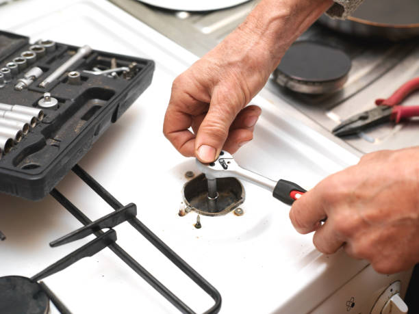 stove igniter replacement stock photo