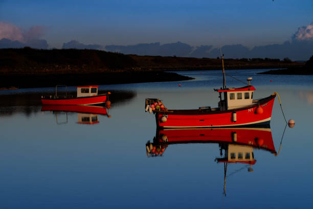 Strangford boats Strangford boats strangford lough stock pictures, royalty-free photos & images