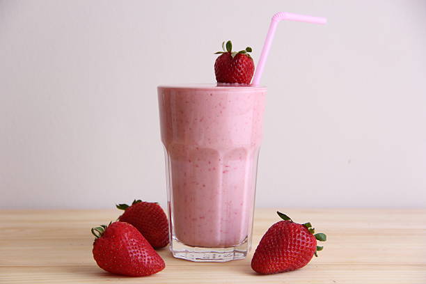 5,354 Strawberry Milkshake Stock Photos, Pictures &amp;amp; Royalty-Free Images -  iStock