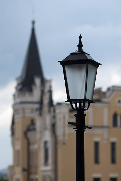 Street Lamp in Kiev stock photo
